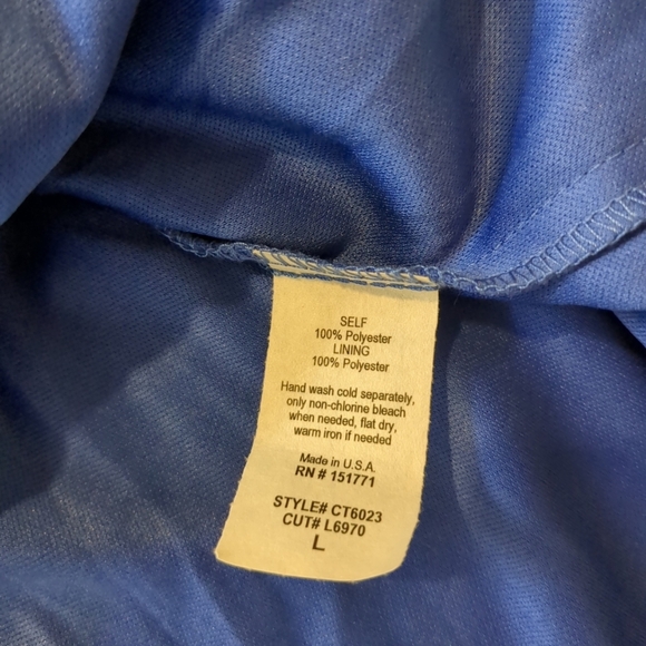 Kayleigh Camiya Floral Off The Shoulder Blue Women's Top , NWT Stitch Fix Size L - Picture 5 of 6